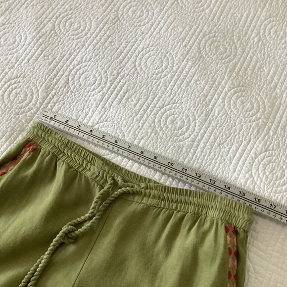 Sundance Buena Vista Embroidered Jogger Green Size S - Picture 14 of 15